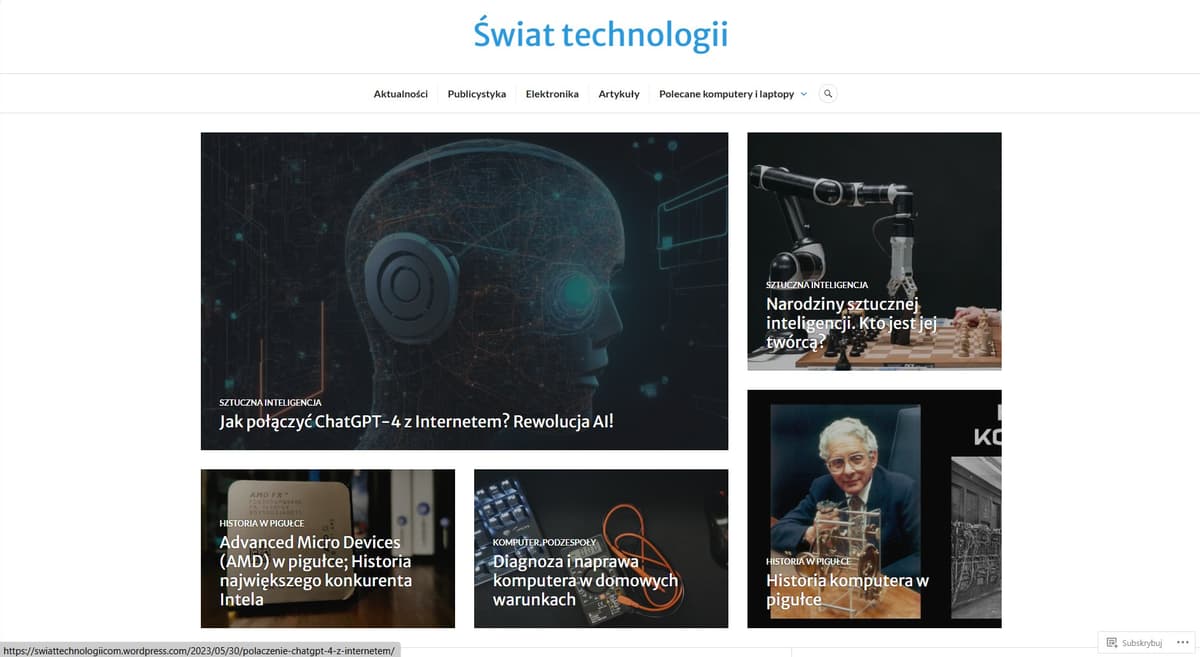 Świat Technologii — blog